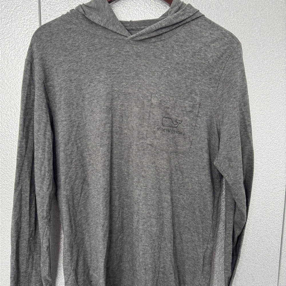 Vineyard Vines Gray Hoodie Tee